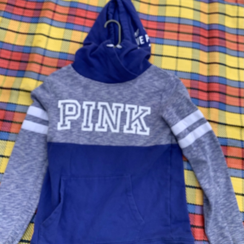 Pink Victoria’s Secret hoodie extra small
